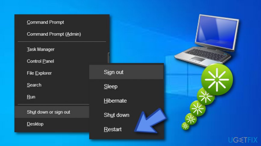 Restart your PC and fix "Windows Search Not Working" on Windows 10