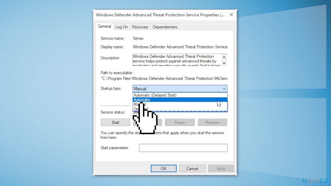 Restart Windows Defender Services2