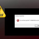 Run vbs error