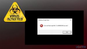 Run vbs error