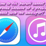 Safari cannot be opened because of a problem check with the developer fix