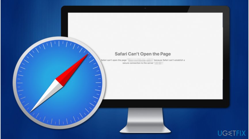 Safari can't establish a secure connection error image