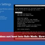Safe mode not working