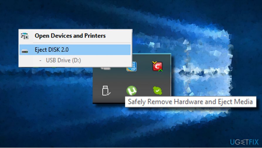 Safely Remove Hardware Icon Missing
