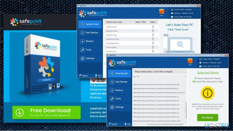 How to uninstall SafePCKit?