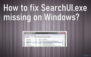 Searchui exe missing fix