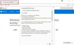 Security error 0x00759b