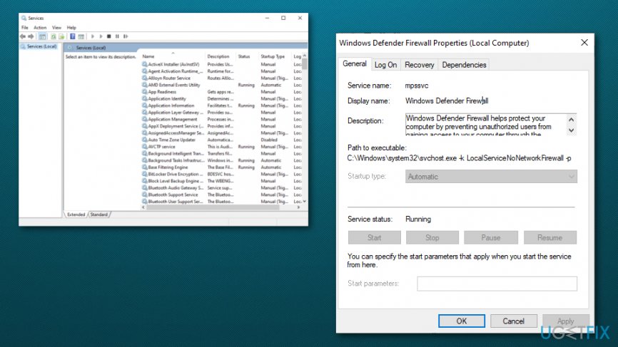 Remove Windows Defender Error Code 0x800106ba