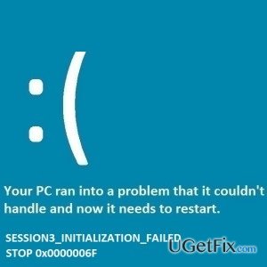 Session3 initialization failed