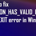 Session has valid pool on exit error fix