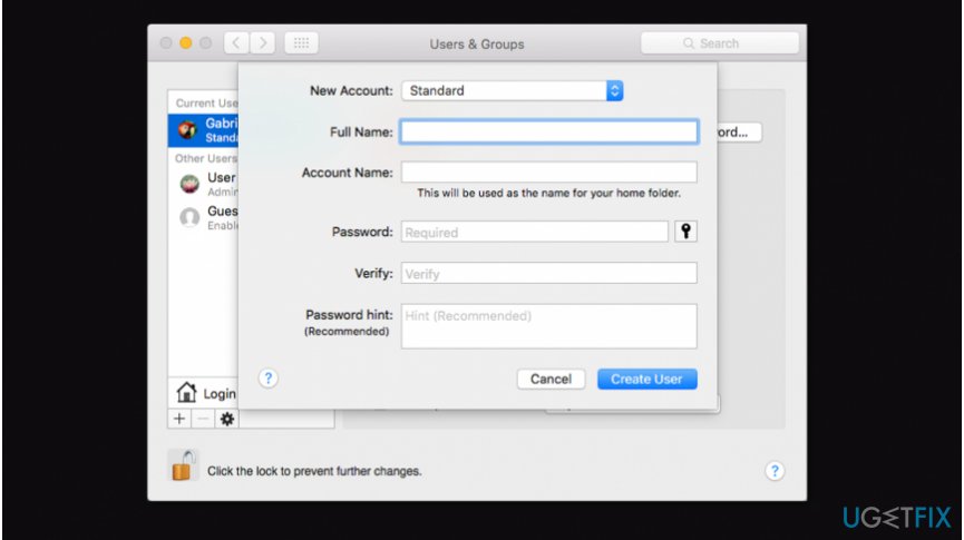 Get rid of "An Error has Occurred" macOS High Sierra error