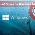 Sound issues on windows