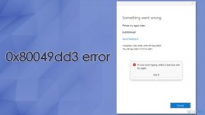 Speech to text not working how to fix error code 0x80049dd3 in windows
