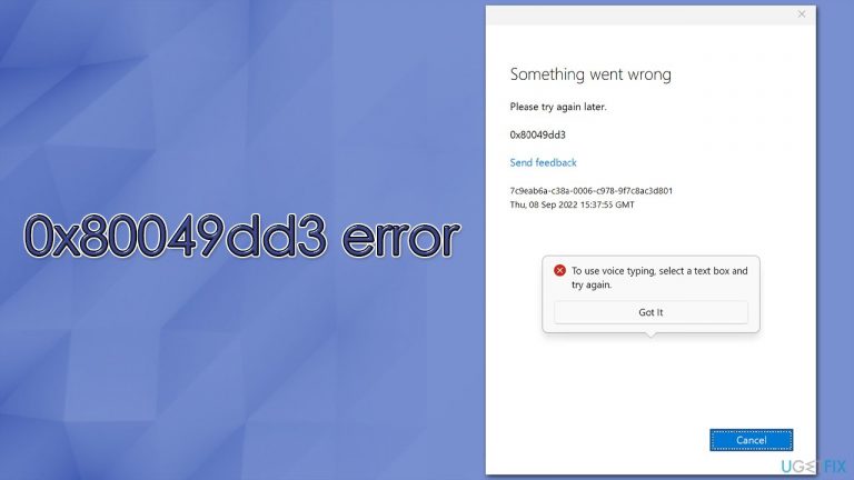 Speech to Text not working: how to fix error code 0x80049dd3 in Windows?