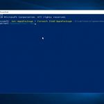 Start menu and cortana arent working powershell
