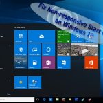 Start menu error