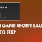 Steam game wont launch how to fix