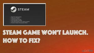 Steam game wont launch how to fix