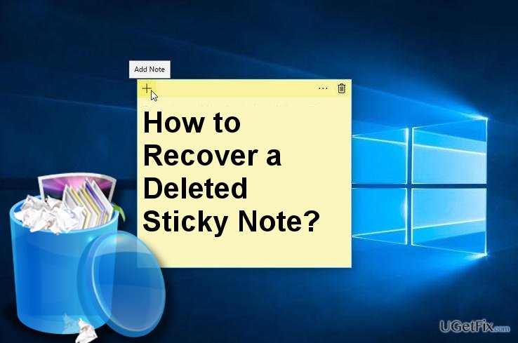 a screenshot of Windows Sticky Note
