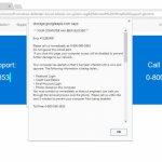 Support scam