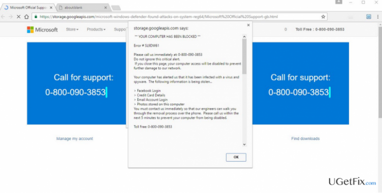 How to Fix Technical Support Scam Pop-Up Error # SL9DW61?