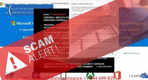 Suspicious ransomware activity popup
