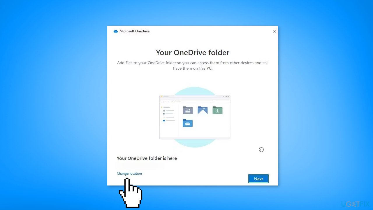 Sync OneDrive to another Location