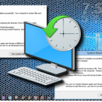 System restore did not complete successfully