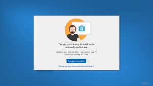 The app youre trying to install isnt a microsoft verified app
