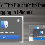The file cant be found error fix