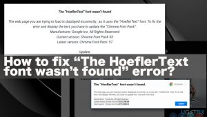 The hoeflertext font wasnt found error fix