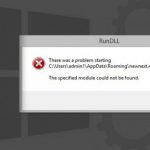 The specified module could not be found error