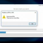 There are no more files error fix