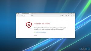 This site is not secure error