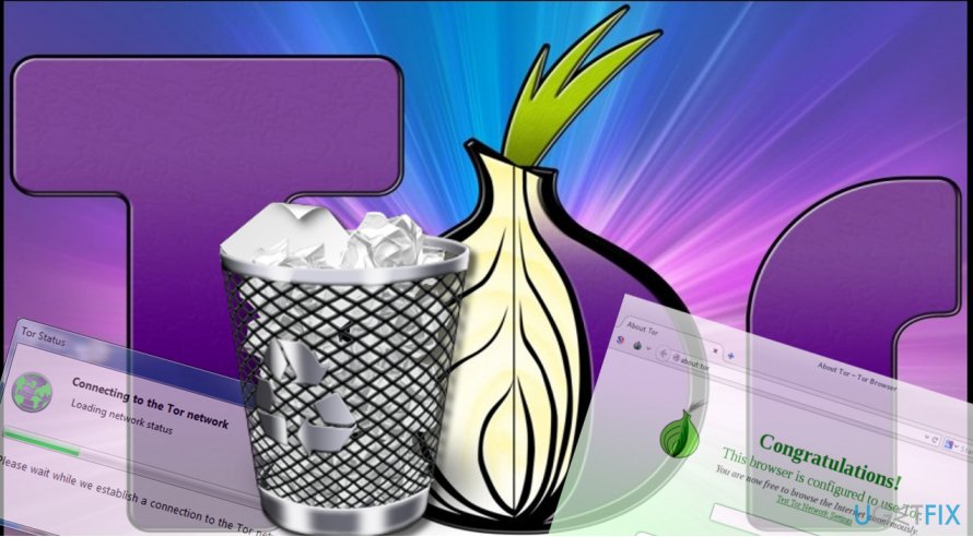 Illustrating Tor network removal