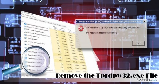 Tprdpw32 exe file