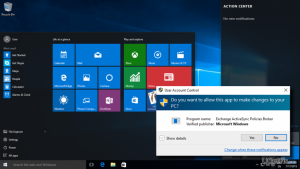 Turn off exchange active sync policies broker uac