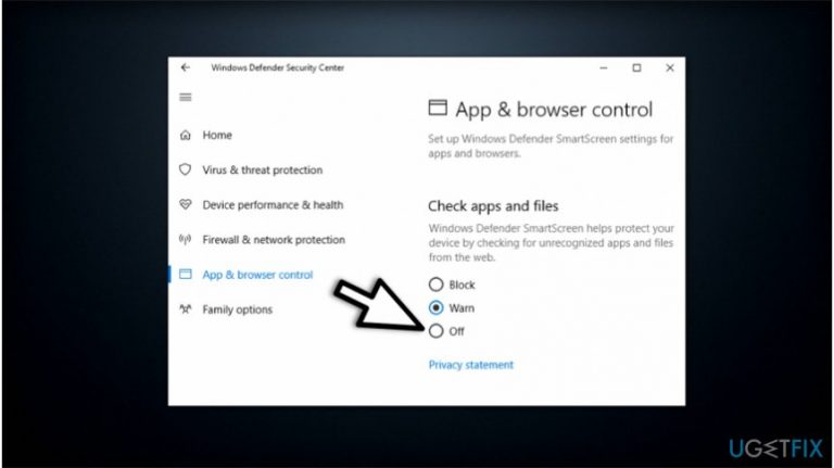 How to Disable Windows Smartscreen?