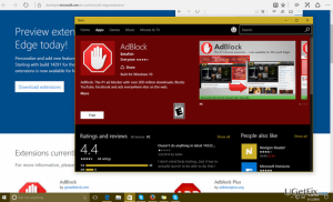 Unable to install edge extensions