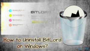 Uninstall bitlord on windows