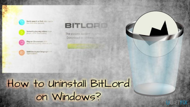 How to Uninstall BitLord on Windows?