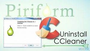 Uninstall ccleaner