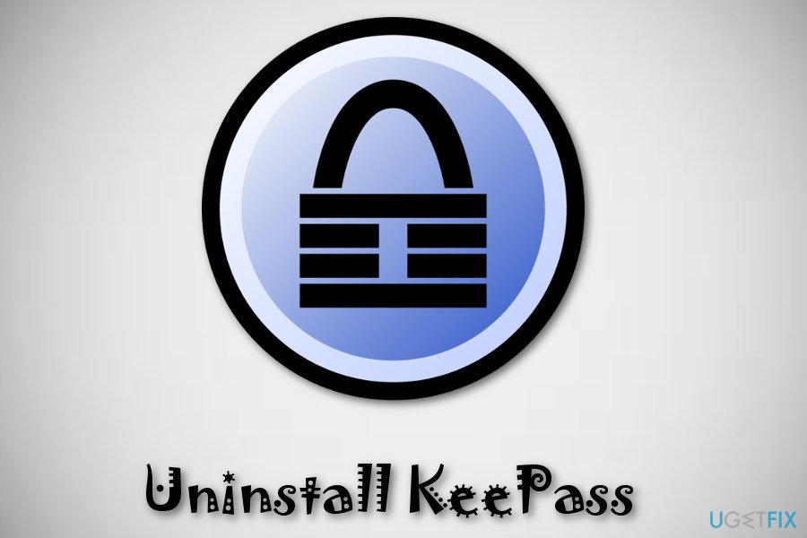 Uninstall KeePass