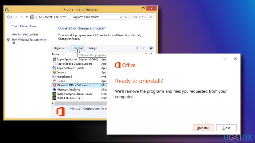 Uninstall Microsoft Office
