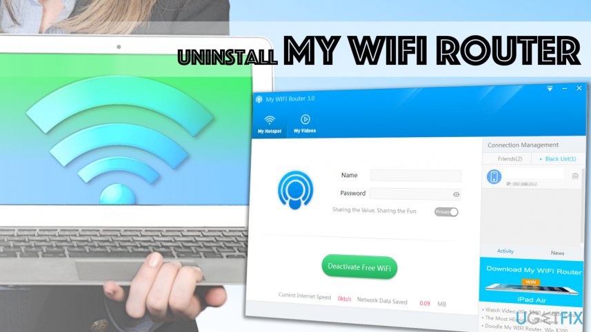 A guide on how to uninstall My WIFI Router