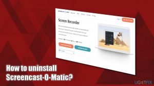 Uninstall screencast o matic windows mac