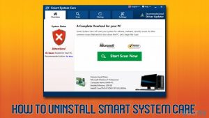 Uninstall smart system care pup