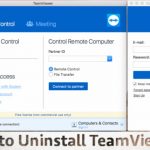 Uninstall teamviewer