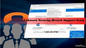 Unknown security breach