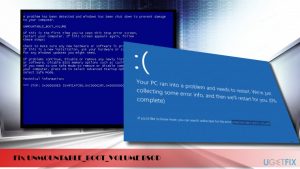 Unmountable boot volume bsod
